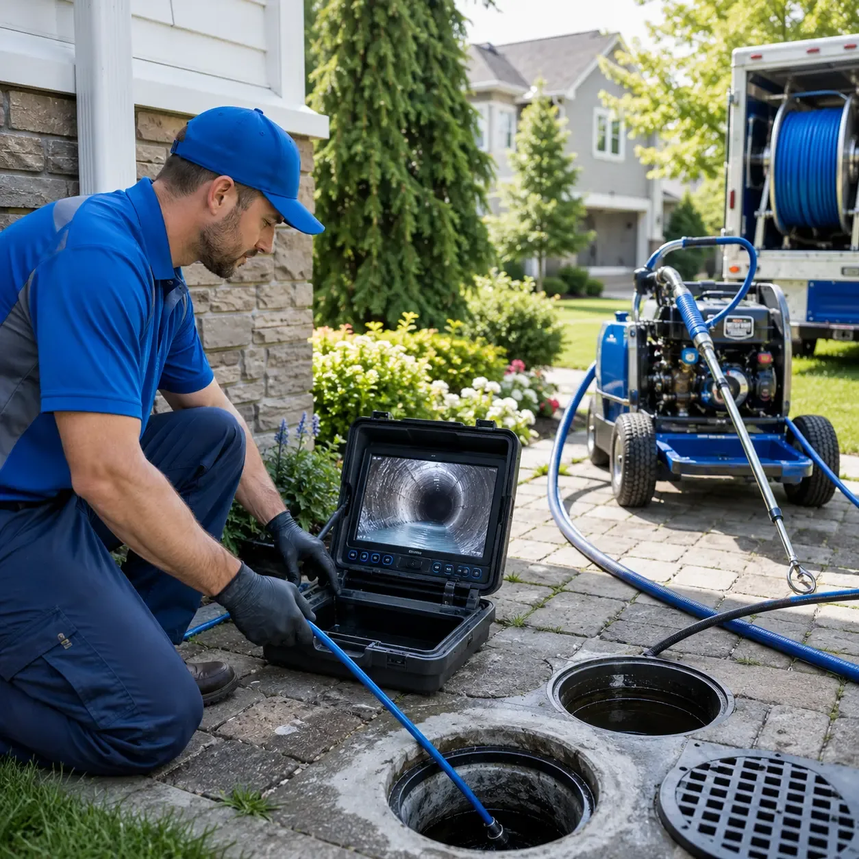 Outdoor drain cleaning professionals serving Bartelso, IL