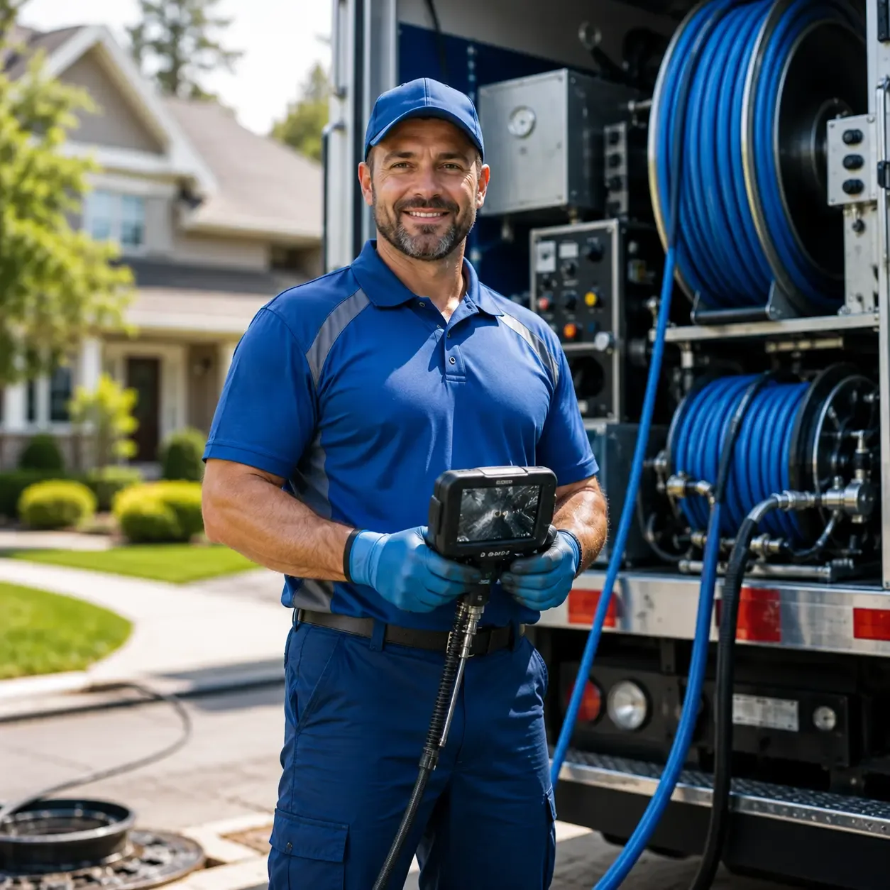 Local outdoor drain cleaning specialists in Bartelso, IL